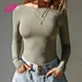 long sleeve boat neck t shirt women's